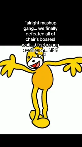 *omega soundclown starts tapping his robot arm to the beat*  neil cicierega: “come here you!”  omega soundclown: “i am NOT joining you” neil cicierega: “oh? then why are you tapping your foot?” omega soundclown: “uh oh…”