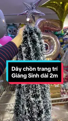 Dây chồn trang trí giáng sinh dài 2m #SportsOnTikTok #pgc2023 #TikTokAwardsVN2023 #Master2023byTikTok #tiktokshop #BongBongNguyenUyen #giangsinh2023 #trending #viral #party #trend 