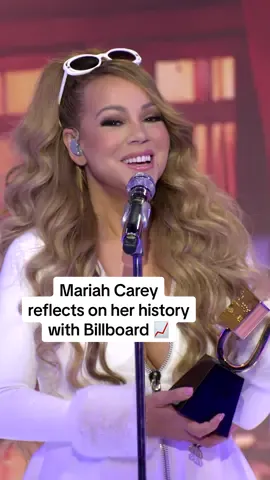 @Mariah Carey reflects on her Billboard chart history 💭 Find more from the #BBMAs on here, @BBMAs and bbmas.watch #mariahcarey #alliwantforchristmasisyou #billboard #billboardmusicawards #billboardcharts #christmas #lambily #chartachievement