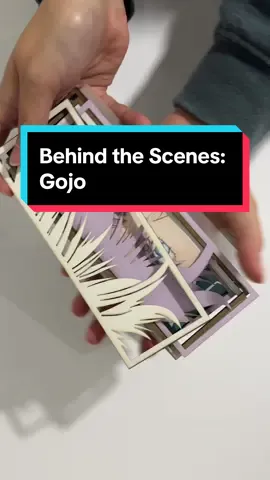 This is the last step that goes into creating my Gojo lightbox. Before this there is hours of cutting, gluing, printing, and designing not pictured in this video. But it comes together in the end so smoothly, its so satisfying turning over that lightbox to see the end result. This process is rinsed and repeated for each and everyone of our handcrafted lightboxes #processvideo #handcraftedprocess #handmadeprocesses #handcrafted #animemerchandise #animemaking #Uchihaclan #animegift #animegiftshop #lumilights✨ #ledlightsmaker #lightboxhandmade #madeincanada🇨🇦 