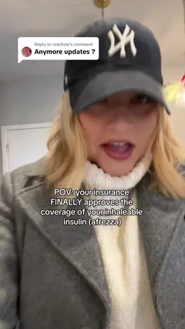 Replying to @raschoie afrezza update… officialt prescribed and covered under insurance!!! #afrezza #insulin #t1d #diabetes #diabetic #dexcom #dexcomg7 #inhaleableinsulin 
