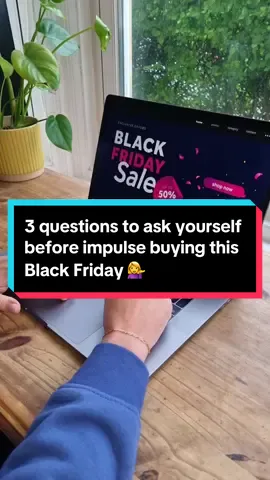 Check yourself 💁‍♀️ #blackfriday #impulsebuying #impulsebuycheck #spending #checkyourself 