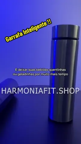 Garrafa Térmica Inteligente | Garanta a sua já!  link na bio ! #garrafa #HarmoniaFit #esporte #academia #fit #Fitness #digital #inteligente #foryou 