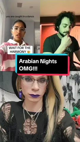 #duet with @Bobby Waters Oh this hit my brain in the most magical of ways! This is beyond majestic and I am in serious awe! The harmonies and the bass just work SO WELL!!!! #arabiannights #harmonies #bassvoice #bassvocals #disneysaladdin #vocals #viralvideo #asmr #asmrreaction #akumalamprey #fyp #neurospicy 