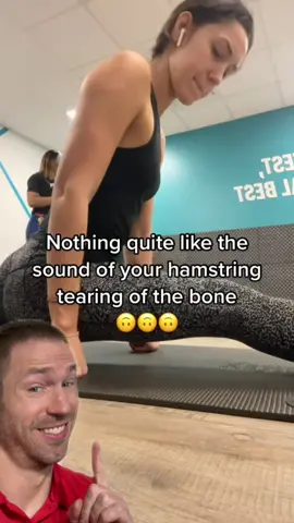 Her hamstring popped! #stitch with @Max #hamstrings #injury #pain #doctor #physicaltherapy #chiropractic #ouch 