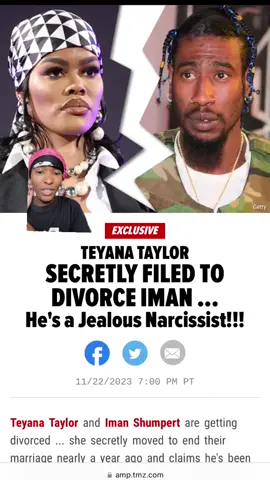 I really do hope Teyana comes back and find her happiness again! #teyanataylor #teyanaandiman #imanshumpert #fyp #spiketeyjoint #tmz 