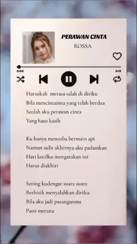 Perawan Cinta Rossa #perawancinta #perawancintarossa #rossa #trending #trend #musica #music #song #songs #singing #fypシ゚viral #fyp #lyrics #liriklagu #musik 