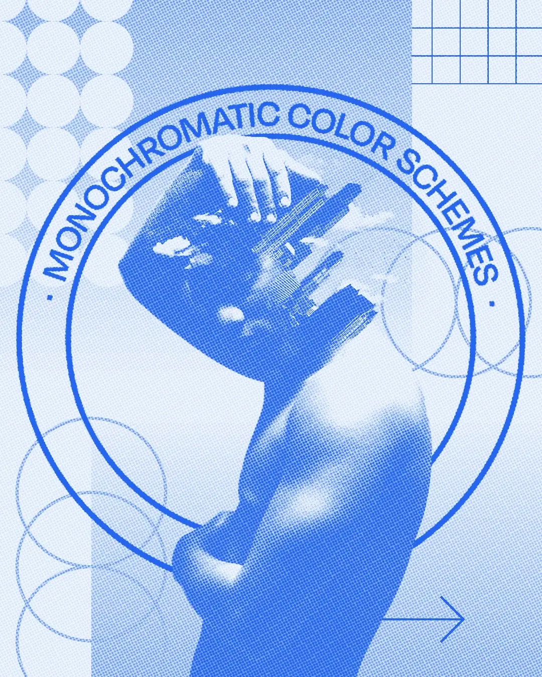 If you're not into monochromatic color schemes then... what are you doing? We're giving you the tips and also the hex codes so you don't have excuses to spice up your next creations. Thank us later. 😜 #GraphicDesigner #DesignInspo #DesignTrends #GraphicDesignTrends #GraphicDesignTips #DesignTok #GraphicDesignTok