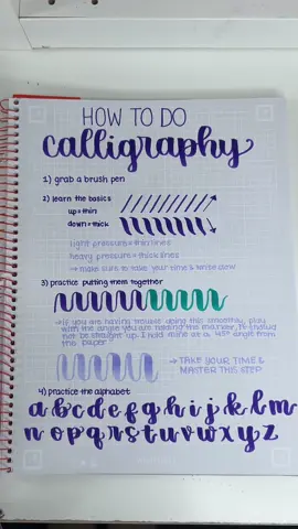 How to do calligraphy!! 💜💜💜💜 #handwriting #lettering #calligraphy 