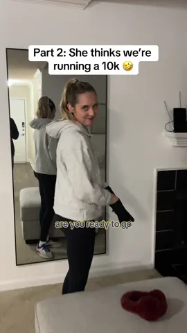 She was not happy when I told her 😅🤣 #thanksgiving #turkeytrot #coupleprank 