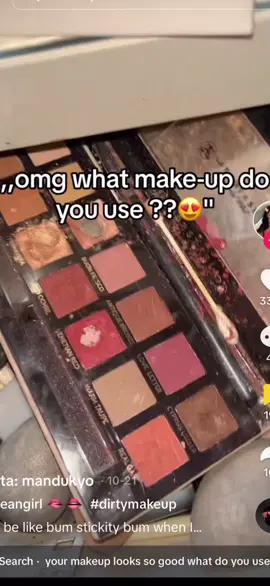 Dirty makeup trend no thank you #dirtymakeup #fyp 