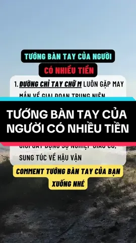 Tướng bàn tay của người có nhiều tiền ##tuvi##huynguyendang00##phongthuy##phongthuytamlinh##congiap