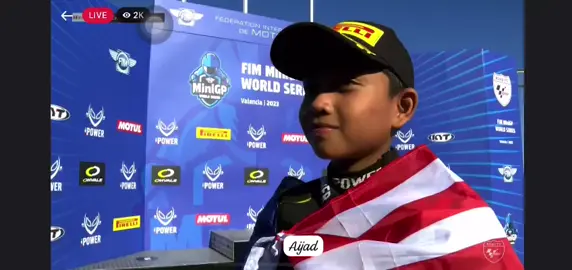 Tahniah adik Qabil Irfan | World Champion Minigp 2023 | Pandai dia cakap 3 bahasa... #SuzukiLover  #TwoWheelsSuzuki  #RideWithPride  #kamiTAKramai  #TapiKamiAda 