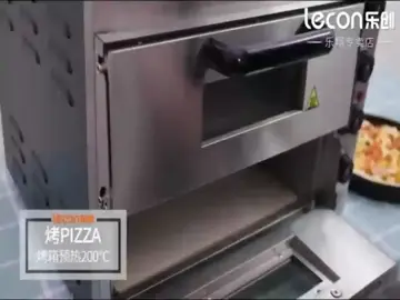 #pizzabaker #pizzalover #pizza #pizzamachine double deck electric pizza oven with stone base