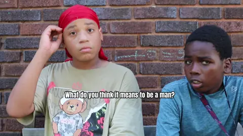 “What does it mean to be a man?”  #interviews #kids #MentalHealth #SelfImprovement