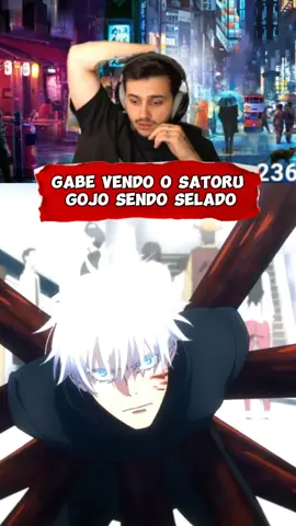 Gabepeixe Reagindo o Satoru Gojo sendo Selado  #gabepeixe #cortesdogabe #otakugabe  #satorugojo #jujutsukaisen 