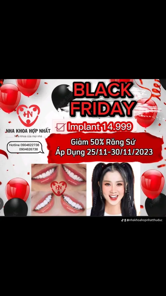 🎄🎄🎄 LÀM RĂNG ĐẸP ĐÓN GIÁNG SINH 🎄🎄🎄 RĂNG SỨ CHẤT LƯỢNG - NỤ CƯỜI ĐẲNG CẤP                                                   LÀM ĐẸP NỤ CƯỜI - ĐỔI MỚI CUỘC ĐỜI ✅                                                    🆘 🆘 GIẢM MẠNH TỪ 20-50% RĂNG SỨ 🆘🆘 Khách hàng đến nha khoa HỢP NHẤT chia sẽ rằng , bản thân từng gặp những trăng trở về thẩm mỹ ,RĂNG mọc không đều, nụ cười kém xin , răng xỉn màu , răng sưng đau cản trở ăn uống , vệ sinh răng miệng khó khăn ...v,..v                                                                                                 Về cuộc sống nếu RĂNG MIỆNG cản trở bạn giao tiếp , bỏ lỡ nhiều cơ hội trong công việc và tình cảm THÌ HÃY MẠNH DẠNG để Nha Khoa HỢP NHẤT giúp bạn thay đổi CUỘC SỐNG ✅  ---------------------- NHA KHOA HỢP NHẤT 🏚 CN1: 403 Lê Hồng Phong, Phường 2, Quận 10       ☎ Hotline: (028) 38304058 - 38304068       📞 0906031291 - 0906031297 - 0932704196- 0938811844 🏠 CN2 : Số 8 đường D3, Khu Nam Long, Phước Long B, Quận 9, Thủ Đức.        ☎️ Hotline: (028) 22117348        📞 0903096384 - 0904622738 - 0904626738   THỜI GIAN:  Thứ 2 - Thứ 7                        ⏰ Sáng 8h00 -12h00                       ⏰ Chiều 14h00 - 19h00  🗼Website : http://nhakhoahopnhat.com/                         http://nhakhoahopnhat.com.vn 🗼 Youtube: https://youtube.com/@DaoNguyet?si=a-rfu8ReNiKZsd-N 🗼 Tiktok: https://www.tiktok.com/@403lehongphongq10?_t=8gUfA7J9rsI&_r=1 🗼 Instagram: https://instagram.com/nhakhoahopnhat?igshid=MzRlODBiNWFlZA== 🗼 Fanpage : https://www.facebook.com/nhakhoahopnhat/ref=pages_you_manage #nhakhoahopnhat #hopnhatdentist #nhakhoahcm #nhakhoahopnhatvietnam #403lehongphong #nhakhoaquan10 #trongrangimplant #cayimplant #sutrenimplant #phuchinhimplant #nhorangkhongdau #rangsuthammy 