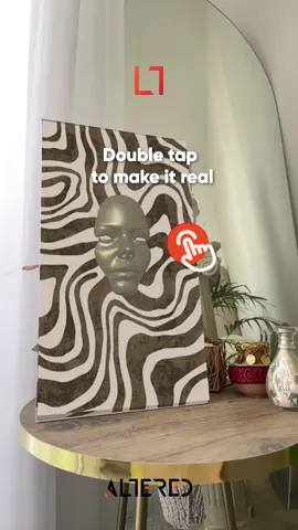 When the art comes to life👀 #Altered #AlteredRealities #Alteryourreality #Art #AR #Filter #Real #World #Digital #AugmentedReality #FYP #FY #foryou #lebanon #tiktok #technology #future 