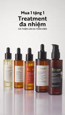 Mua 1 tặng 1 - Treatment đa nhiệm cải thiện làn da toàn diện #Myphamthuanchay #Vegancosmetic #Cocoonvietnam 