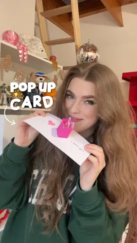 I made a pop up flower card for my boyfriend! 🥹🌷 #DIY #giftideas #easydiy #origami 