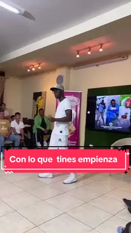 Con lo que tienes empieza 