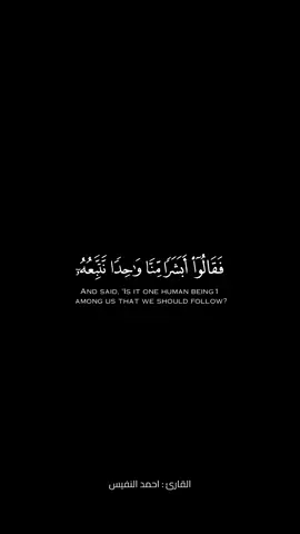 فقالوا ابشرآ منا واحدآ نتبعه #احمد_النفيس #سورة_القمر #قران #الروح_المبين #quran #islam #تلاوة_خاشعة 