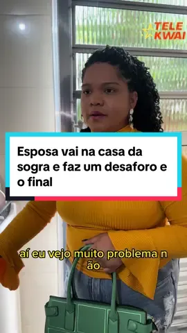 Esposa vai na casa da sogra e faz um desaforo e o final 