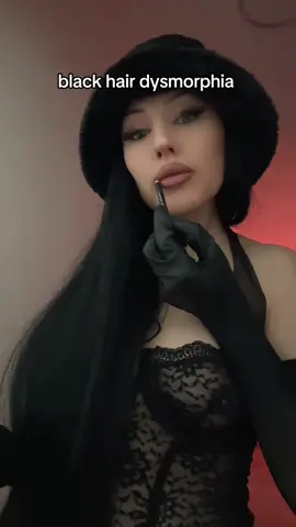 I think I see some red. Its not dark enough.  #fyp #blackhair #blueblackhair 