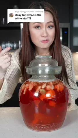 Replying twhat is the white stuff in my 17 year old pickle brine- Here is your answer! #chinesefood #picklebrine #pickles #chinesepickles