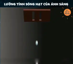 LƯỠNG TÍNH SÓNG HẠT CỦA ÁNH SÁNG #khoahoc #giaovien #hocsinh #vatli #thinghiem #anhsang 