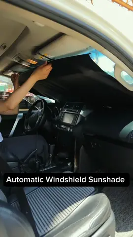 Automatic retractable windshield sunshade car curtain #foryou #fyp #smartgadgets #smartgadget #goodthing #goodthings #windshieldsunshade #carcurtain #carsunshades #carsunshade 