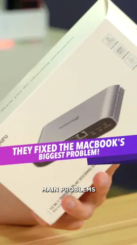 Did you make the mistake of buying a base model Macbook? This @minisopuru dock can help solve your mistake. #macbook #macbookpro #minisopuru #gifted 