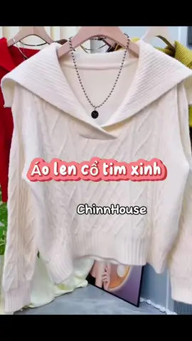 Áo len thừng cổ chéo xinh mà ấm lắm #ChinnHouse #hottrend #aolenxinh #thoitrangnu #aokieu #aolen 