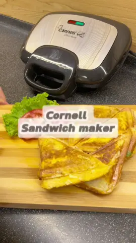 Starting the day with meaningful bites 😋 #senheng #cornell #cornellsandwichmaker #convenient