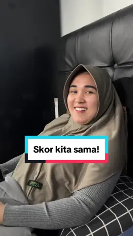 Sementara ini skor kita sama yang! Btw udah sampe mana video ini??😁 #dikyelma #pasutri 