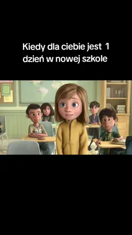 Riley opowiada swoją historii życia w nowej szkole. #insideout #insideoutriley #meme #disney #pixar #firstdayofschool #dc #foryou #wgłowiesięniemieści #school #newschool #bestanimation 