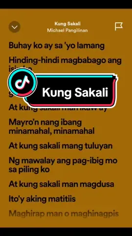 Kung Sakali #michaelpangilinan #lyrics_songs #fypシ゚viral #marklyrics #spotify 