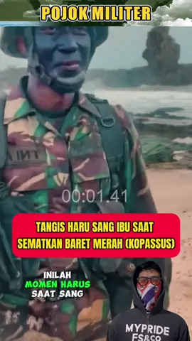 TANGIS HARU SANG IBU MELIHAT ANAK NYA LULUS PENDIDIKAN BARET MERAH‼️ #fyp #fypシ #tniindonesia🇮🇩 #kopassus 