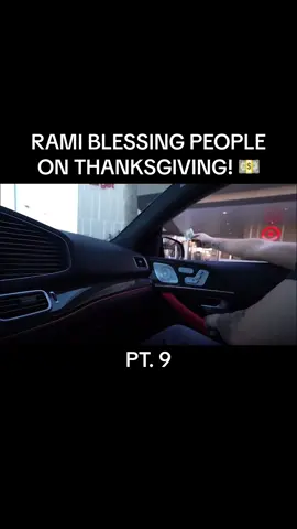 PART 9 | RAMI BLESSING ERRBODY ON THANKSGIVING! 💵🤝🏽🔥🦃 #rami #santi #ramitheicon #sneakers #sneakerheads #sneakerheadsbelike #coolkicks #kicks #thanksgiving #10k #10thousand #10bands #mcdonalds #mcdonaldsworkers #homedepot #homedeptworkers #hardworker #homeless 