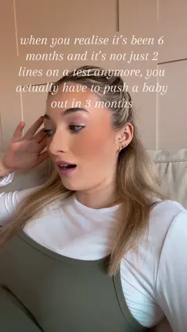 only just starting to deep the fact i have to give birth🤣🥲 #fyp #foryoupage #viral #trending #ftm #mumtobe #pregnancy #21andpregnant🤰 #ukmums #youngmum 