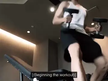 dokyeom working out vlog?!?!?! he's insane for this👁👄👁 #dk #seventeen #svt #fyp 