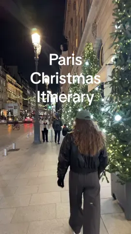 A festive 3 days in Paris 🎄🇫🇷 save for planning your trip to Paris #traveltok #parisitineraryplanning #sightseeingparis #christmasinparis #eurochristmas 