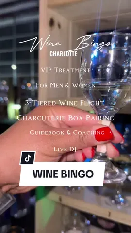 Wine Bingo @Bliss & Blends LLC - Charlotte, NC! #bingo #bingojunkiess #winebingo #wineflight #wineflights #cltevents #charlottetiktok #cltnc #cltdrinks #cltguide 