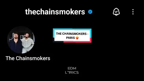 Paris ❤️‍🔥 #TheChainsmokers #Paris  #EDML7RICS #Edm #Music #Lyrics #Spanish #Enjoy #foryou #foryou #foryou #fyp #fyp #fyp #foryoupage #foryoupage #foryoupage 