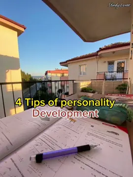 4 tips of personality development 📚#foryou #studylover #tipsandtricks #motivation #foryoupage #virlvideo #fypシ 