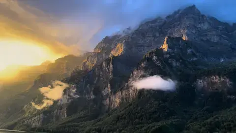 Dreamlike view 🏔️ #nature #mountain #outdoorlife #Hiking 