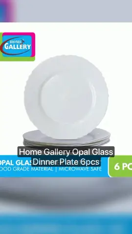 Home Gallery Opal Glass Dinner Plate 6pcs 10