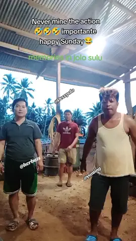 never mine the action importante Ang mahalaga🤣🤣🤣#Happysunday #memories #jolosulu #dance #foryourpage #engagement #fypspotted #entertainment #tiktokviral #ikunznation #viewers #friends #goodvibes