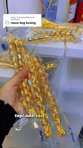 Replying to @SuzanaMaulan candy 1.5cm dah restock lagi 😆😆😆 selagi ada permintaan insyallah kita masukkan stock lagi ye.. #emasbangkokpremium #gelang #bracelet #emasbangkok #gold #emas #cop916 #goldplated #goldplatedjewelry #emassadurbatini 