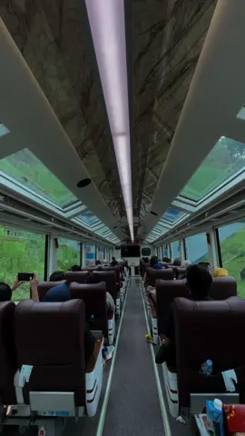 Panoramic train from Jakarta to Bandung 🚊🌿 #argoparahyangan #panoramictrain #keretapanoramic #kai #kaiindonesia #wonderfulindonesia #tiktoktravel #fyp 